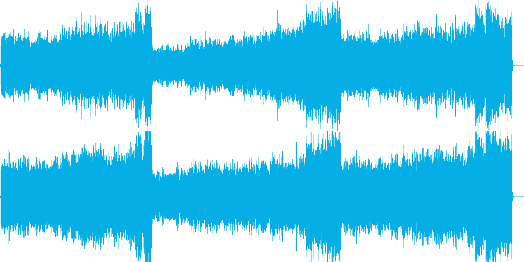 パイプオルガンを主とした感動的なBGMの再生済みの波形