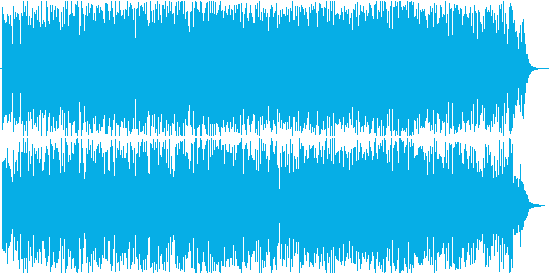 70年代アメリカポップスの雰囲気の曲の再生済みの波形