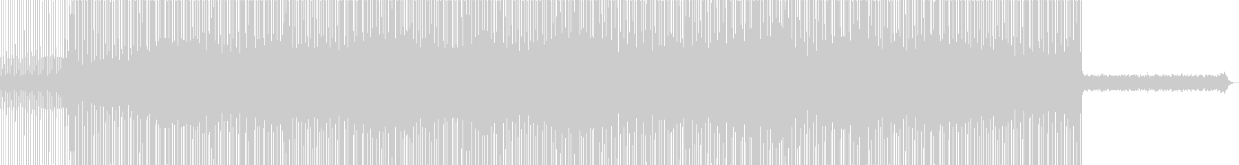 Space-like synth drum pop house system's unreproduced waveform