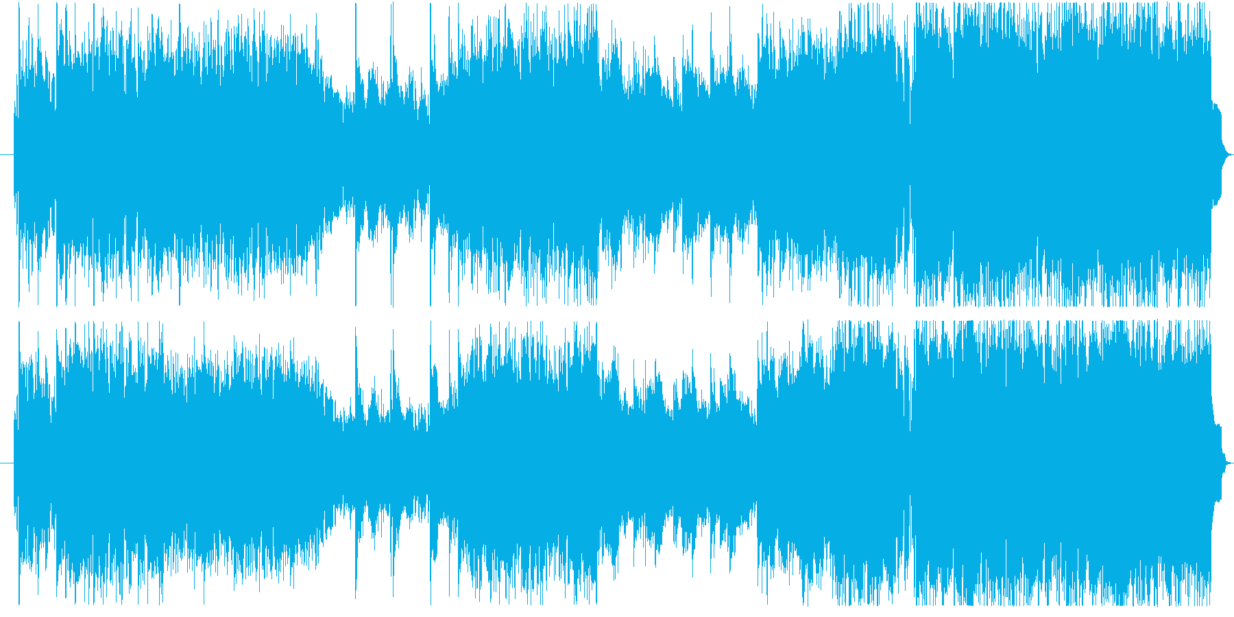 情熱的でハイテンポな民族音楽の再生済みの波形