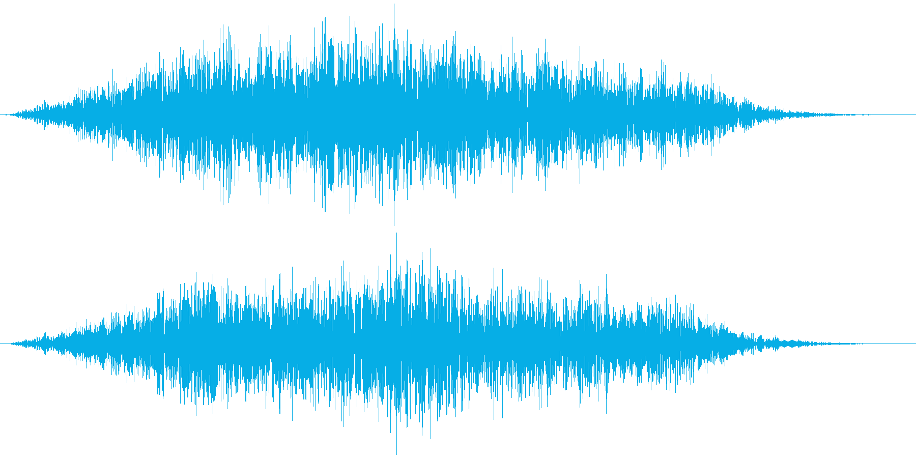 不協和音ハウリング【ホラー】ビィォォォンの再生済みの波形