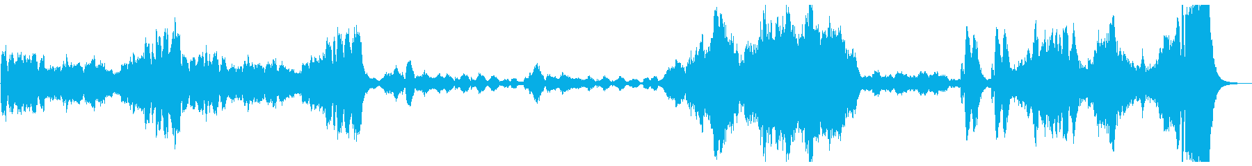Beginning of the "Old-fashioned Menuet" orchestra version's reproduced waveform