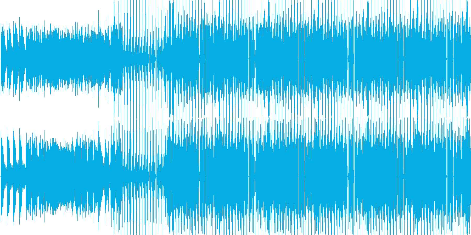 【おしゃれなハウスJAZZ】の再生済みの波形