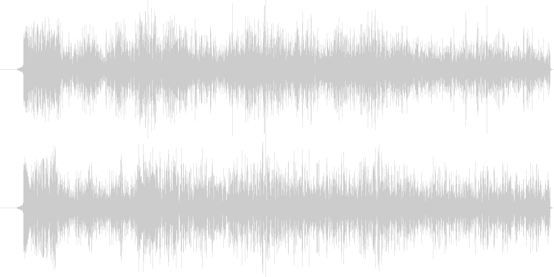 ノイズを意識した短いシーン効果音です。の未再生の波形