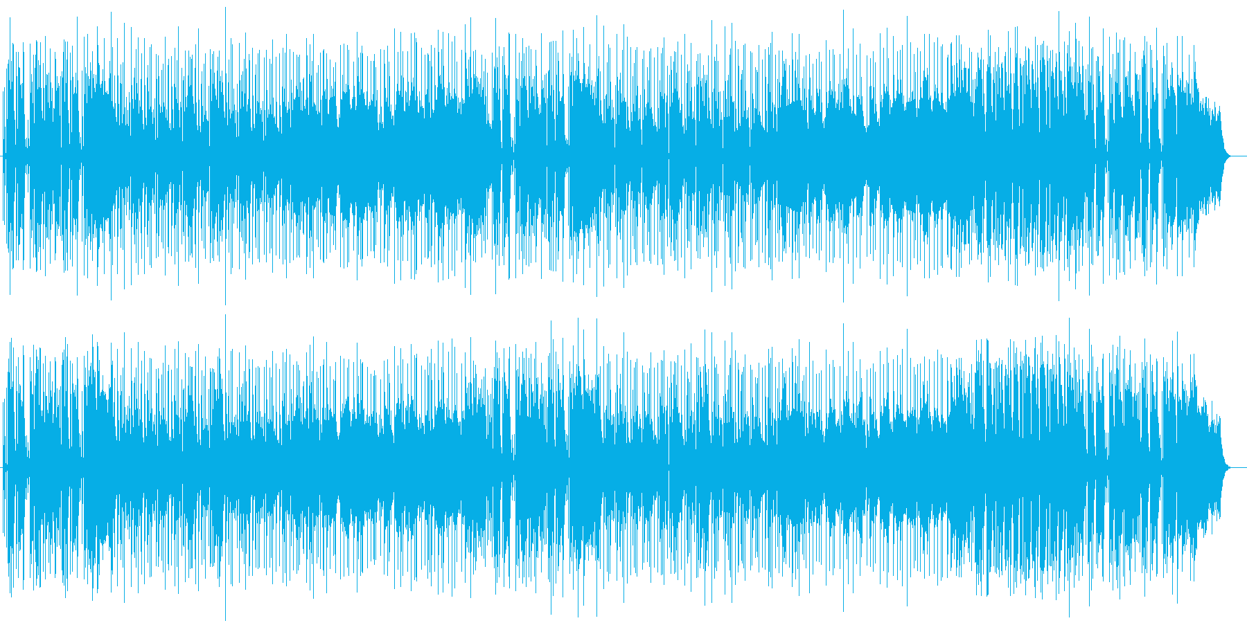 天気の良い日に聞きたい爽快なポップ曲の再生済みの波形