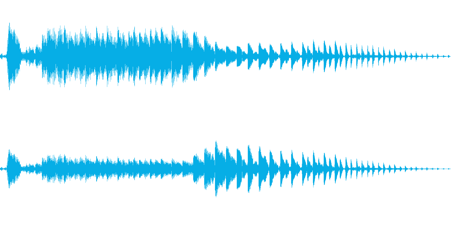 ポイ〜ン♪コミカルで可愛いジャンプ音04の再生済みの波形