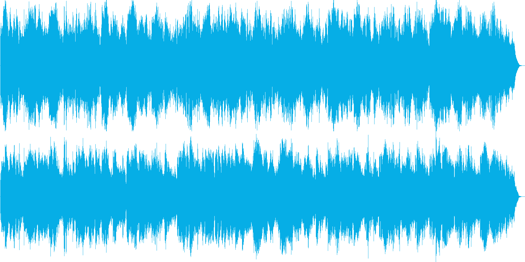 ギターとピアノ、波の音が沈む夕日を見せるの再生済みの波形
