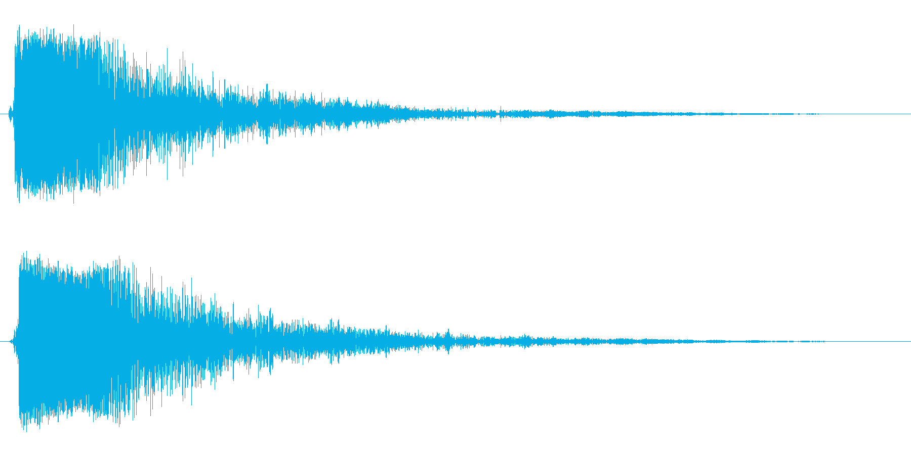 条件達成時のコンテンツ解放音です。の再生済みの波形