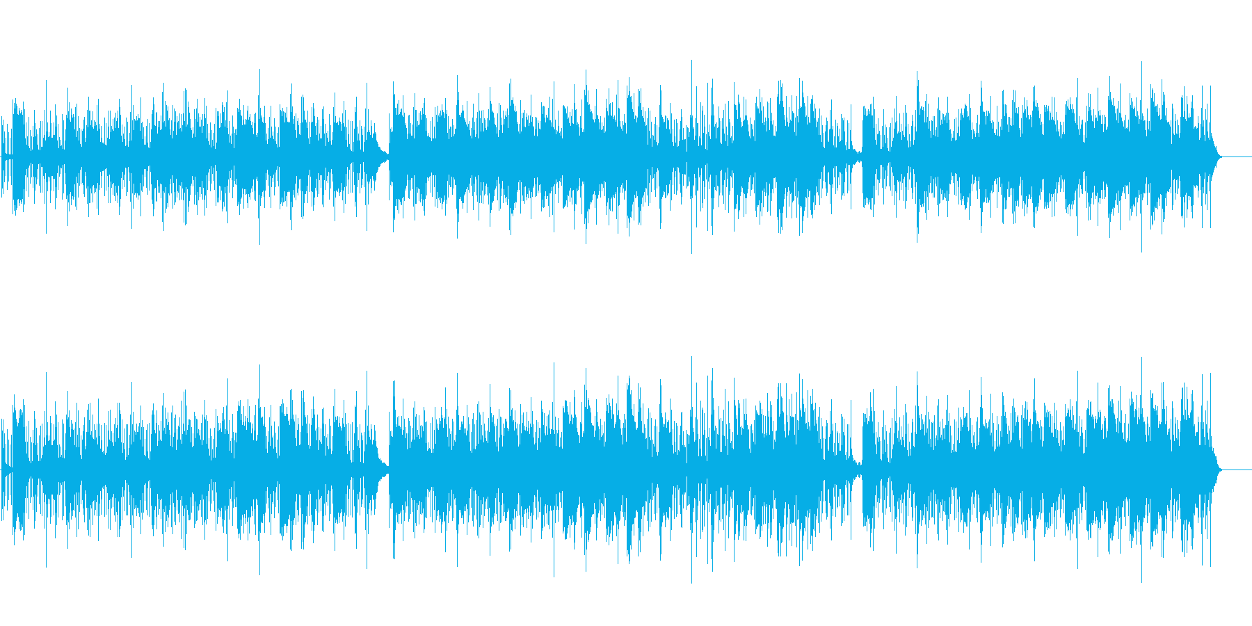 シタールによる伝統的なインド音楽風の再生済みの波形