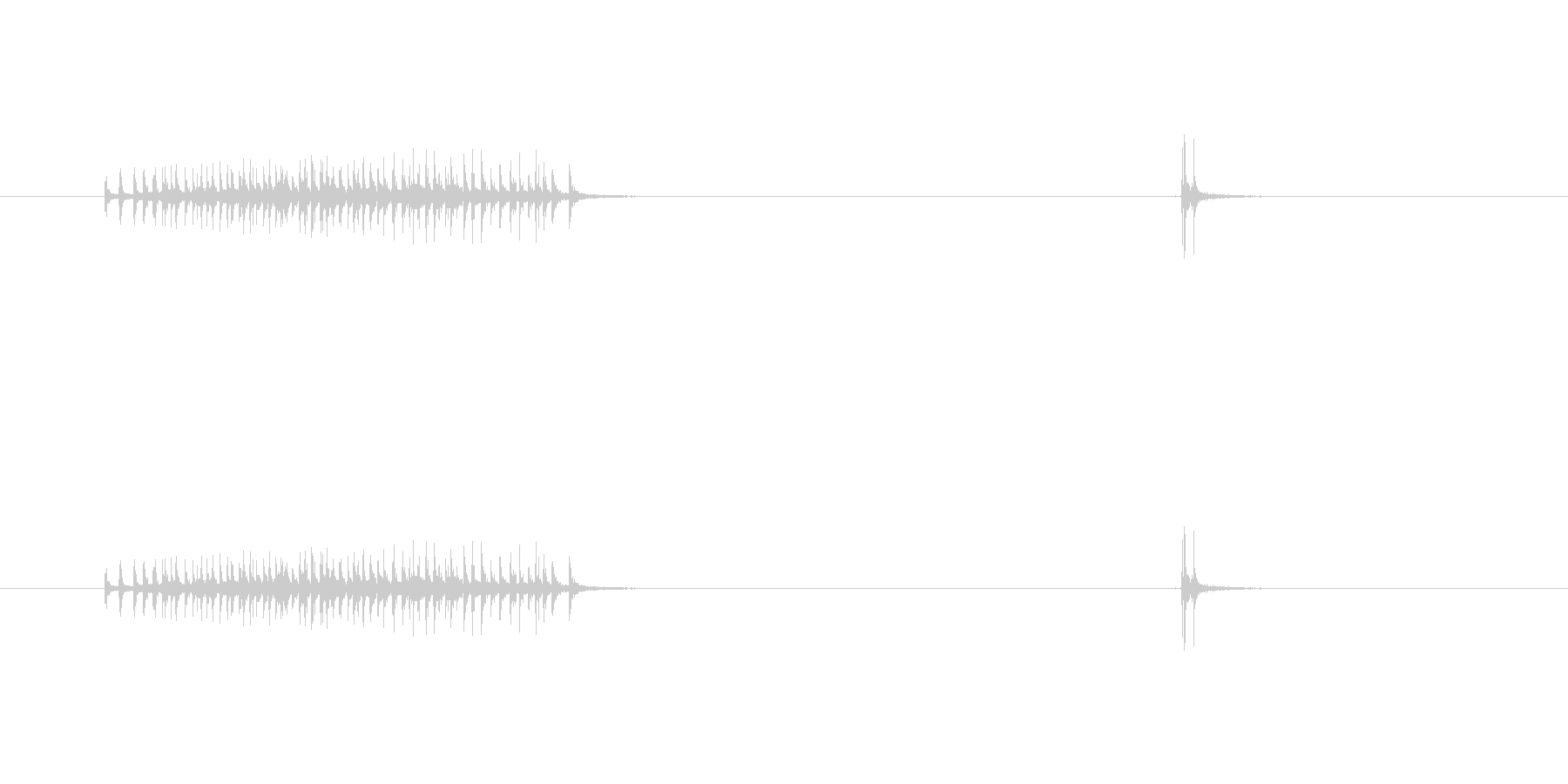 【セロテープ02-2(引く・切る)】の未再生の波形