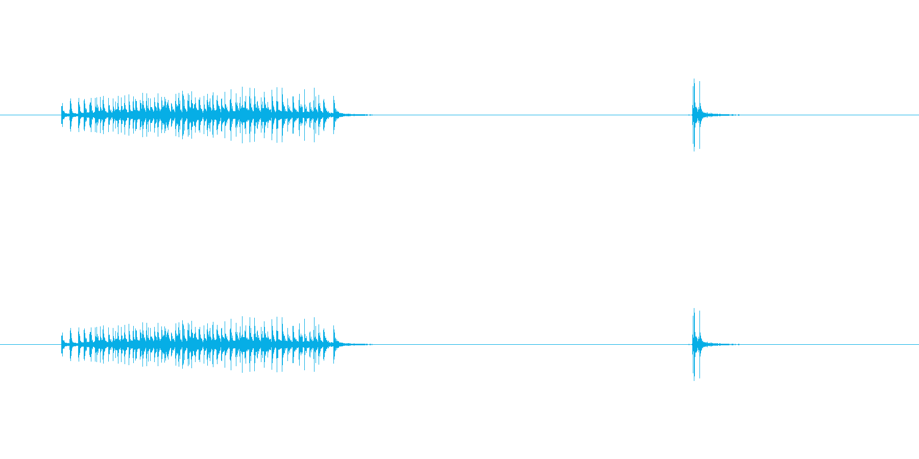【セロテープ02-2(引く・切る)】の再生済みの波形