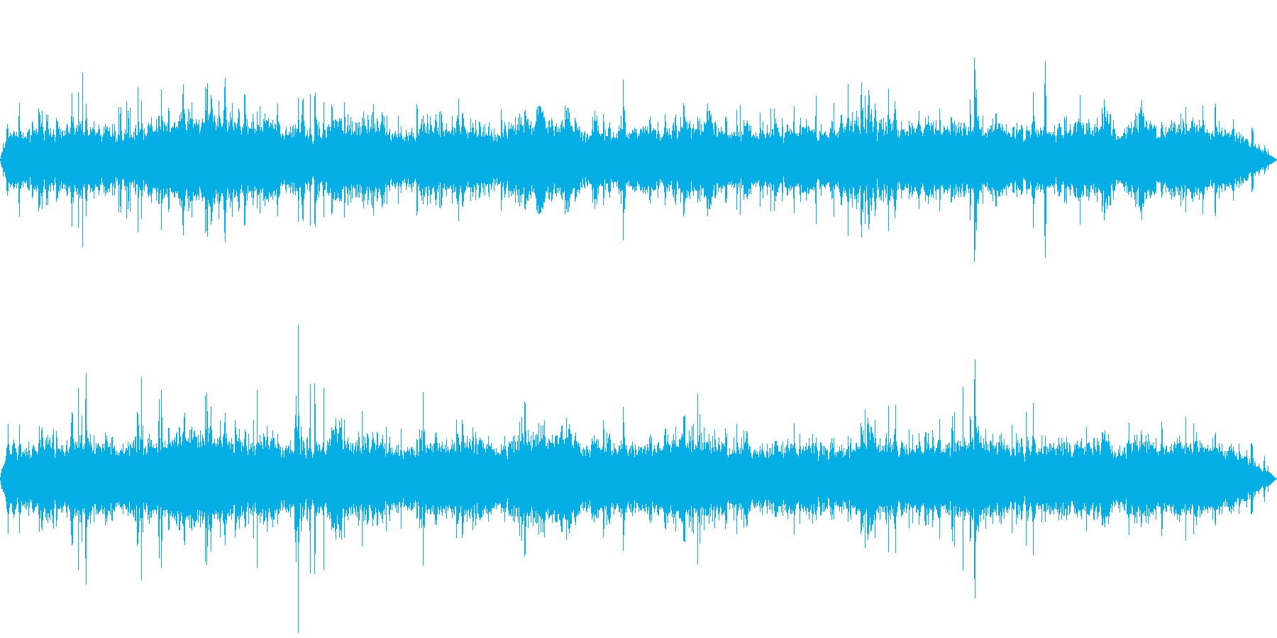 環境音-スーパーマーケット(レジ付近)の再生済みの波形