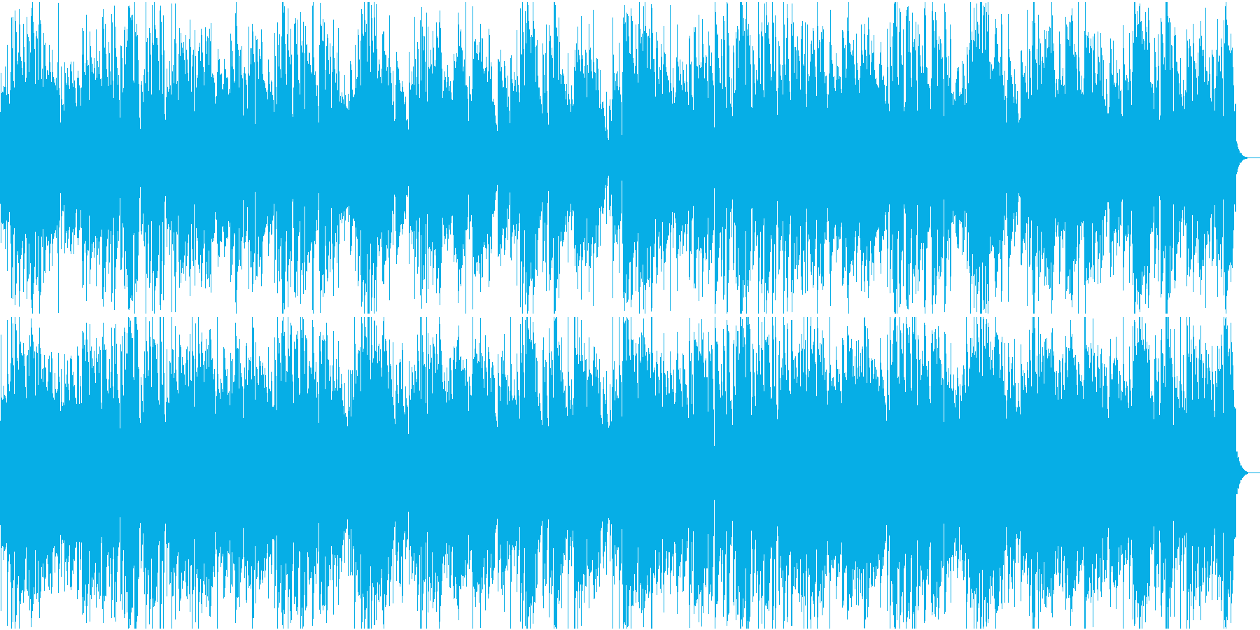 寂しい別れのトランペット曲の再生済みの波形