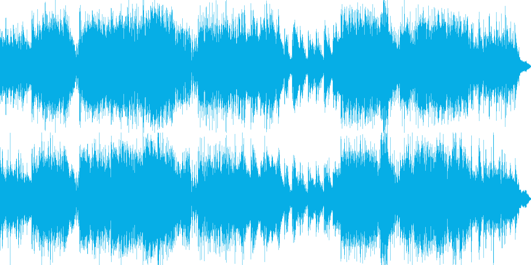 孤独のムードのある哀愁のポップチューンの再生済みの波形
