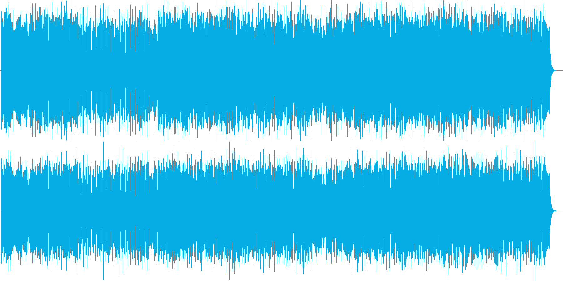 何かが始まる予感がするシンセポップの再生済みの波形