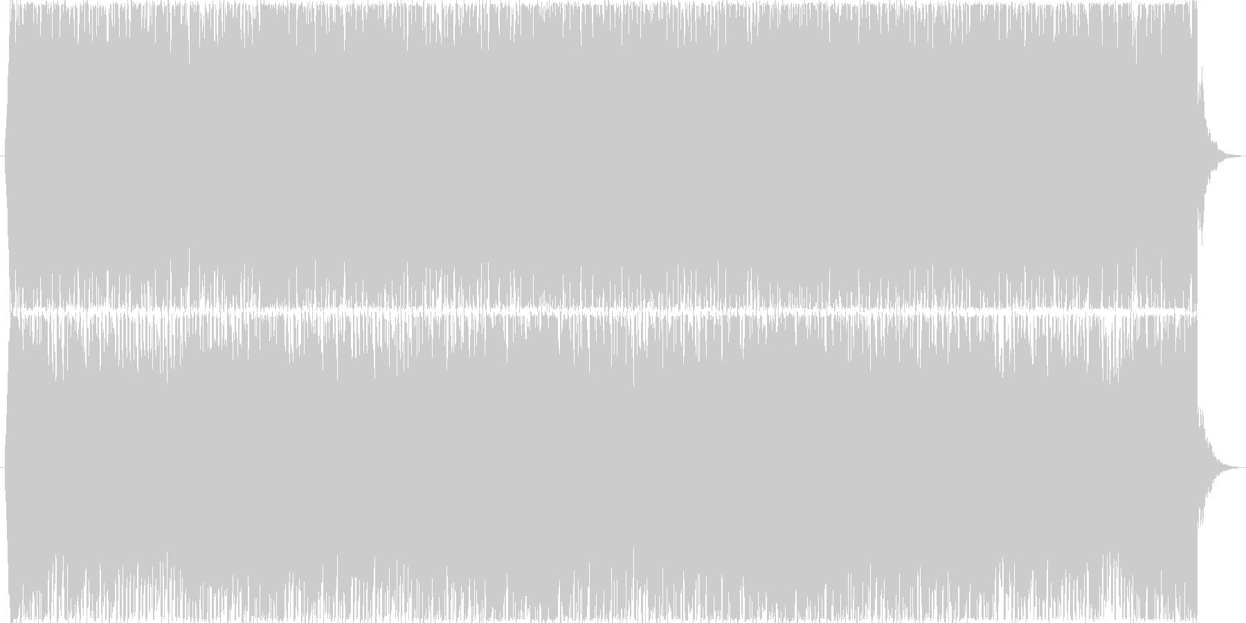 揺れる思いを表現したドラマチックハウスの未再生の波形