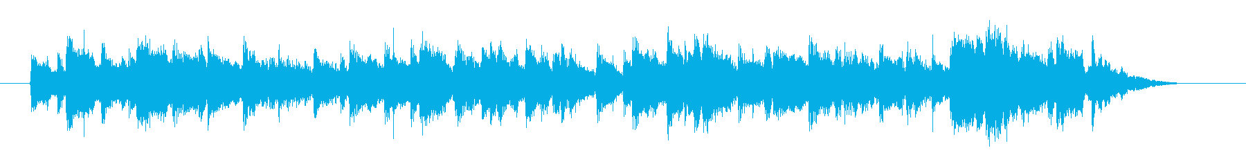 Bright and refreshing synth sound short's reproduced waveform