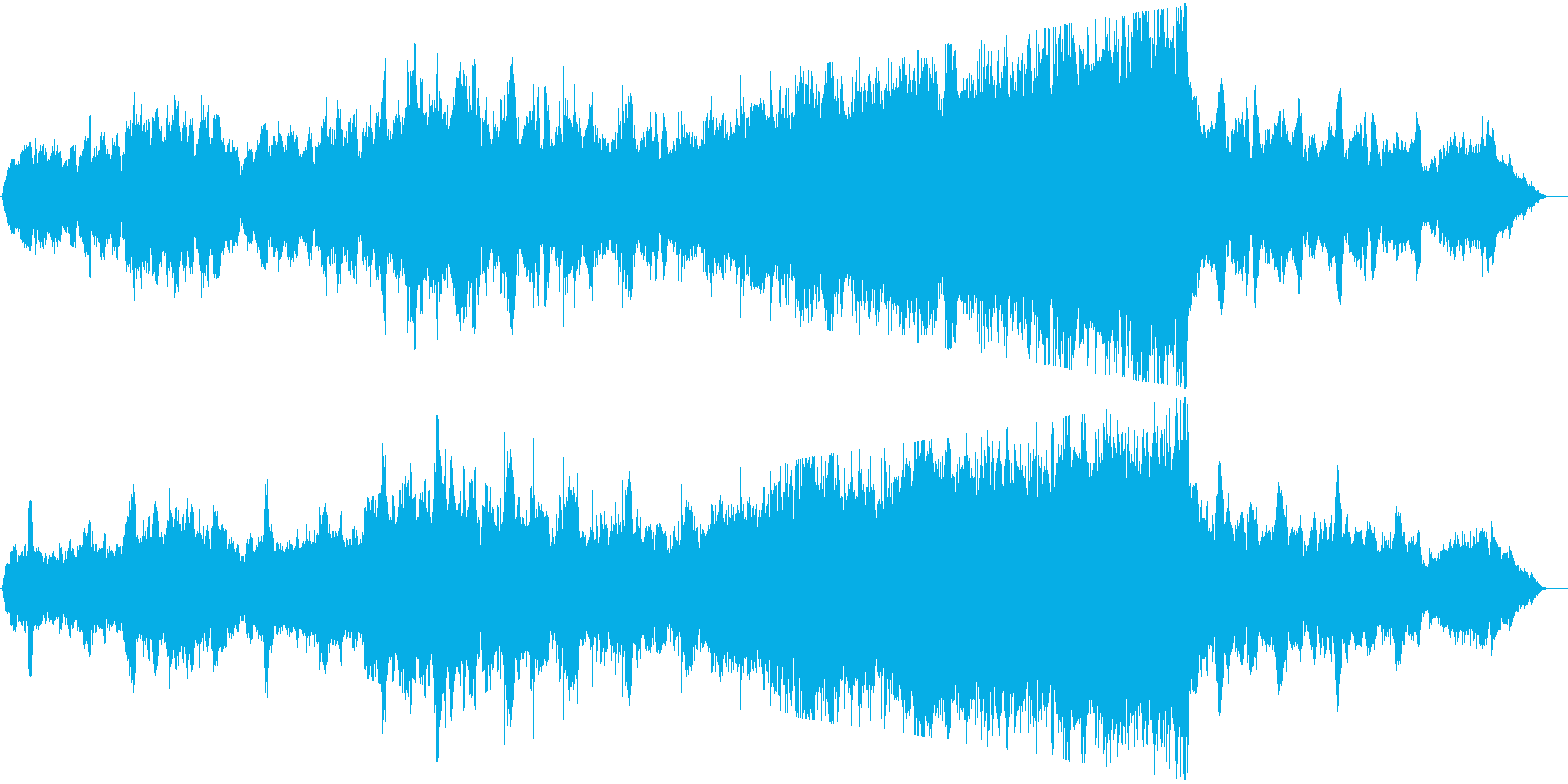 ストリングスの優しく優雅な雰囲気の曲ですの再生済みの波形