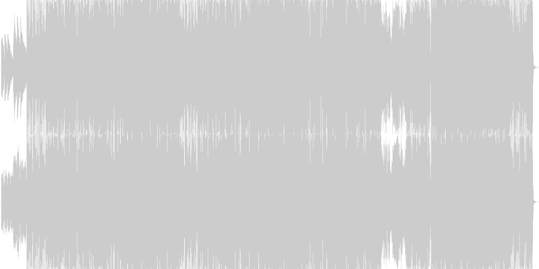 派手でスピード感のあるロック曲。の未再生の波形