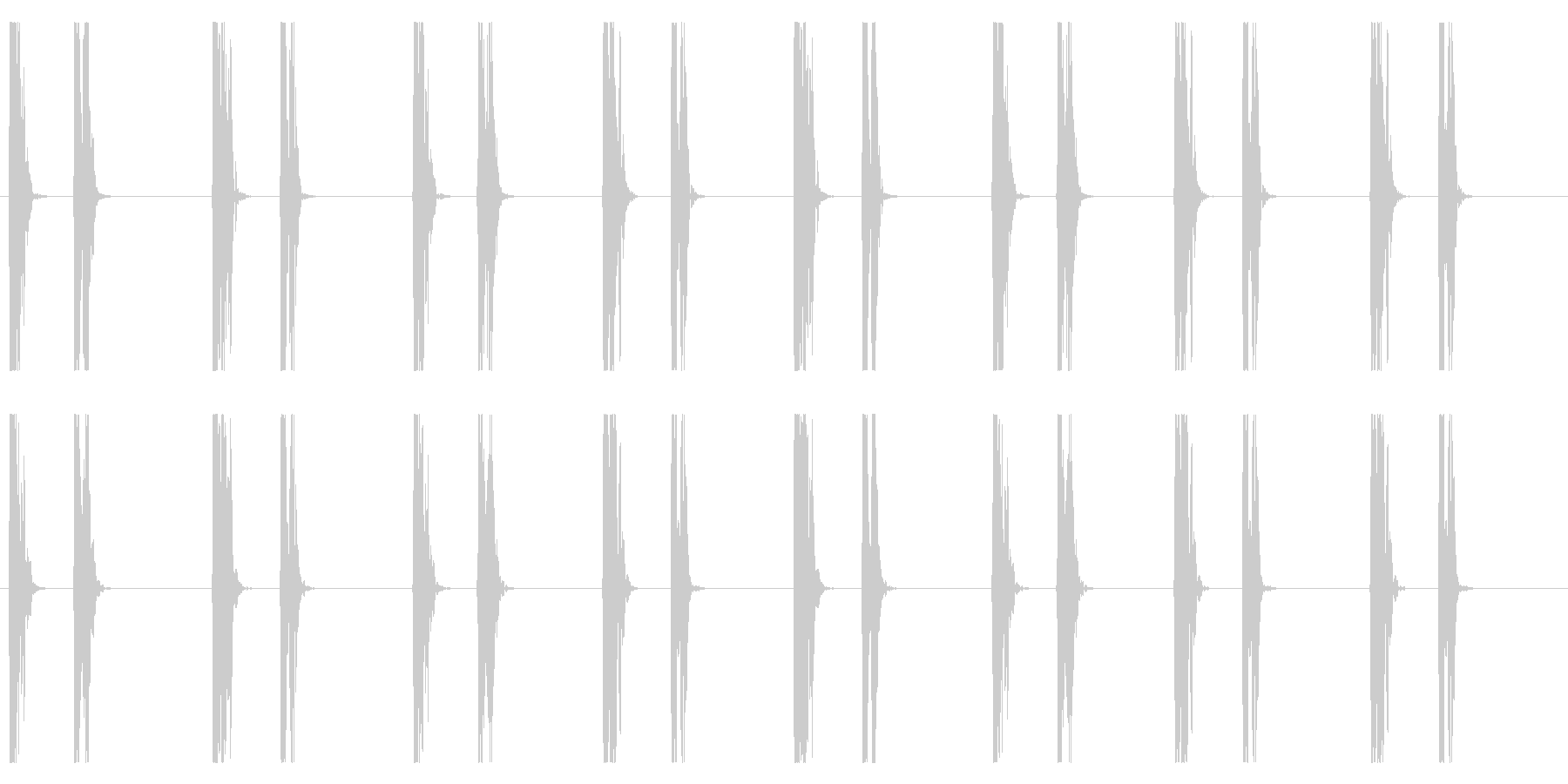 【心拍01-1L】の未再生の波形
