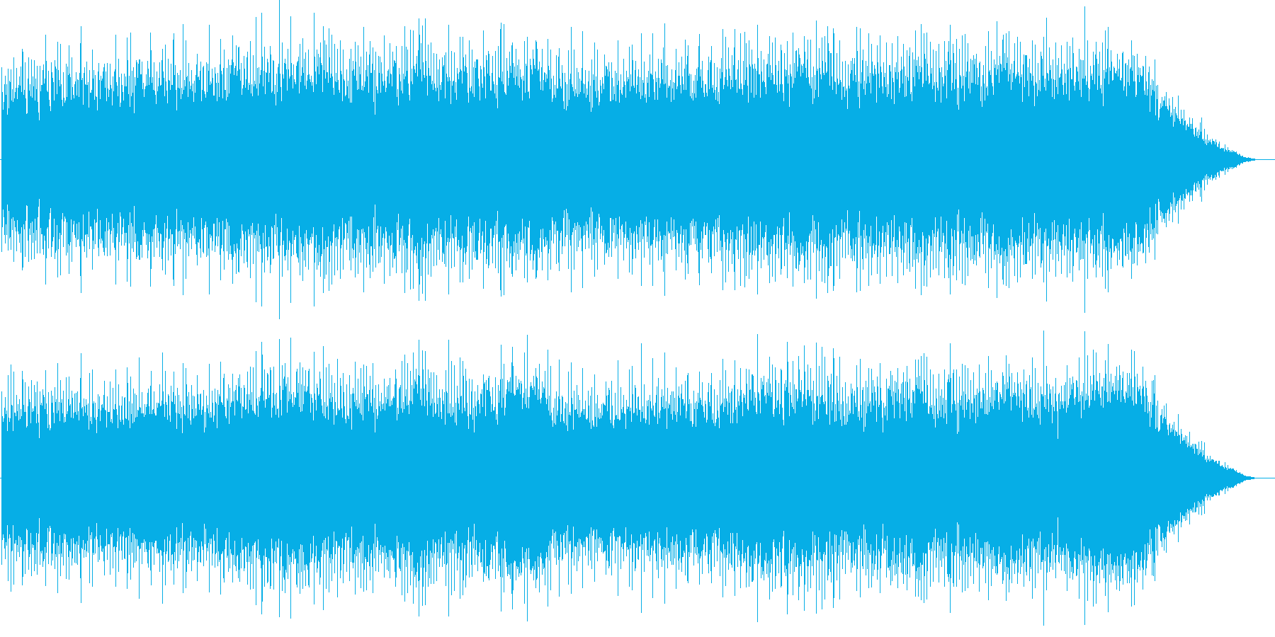 穏やかな曲です。の再生済みの波形
