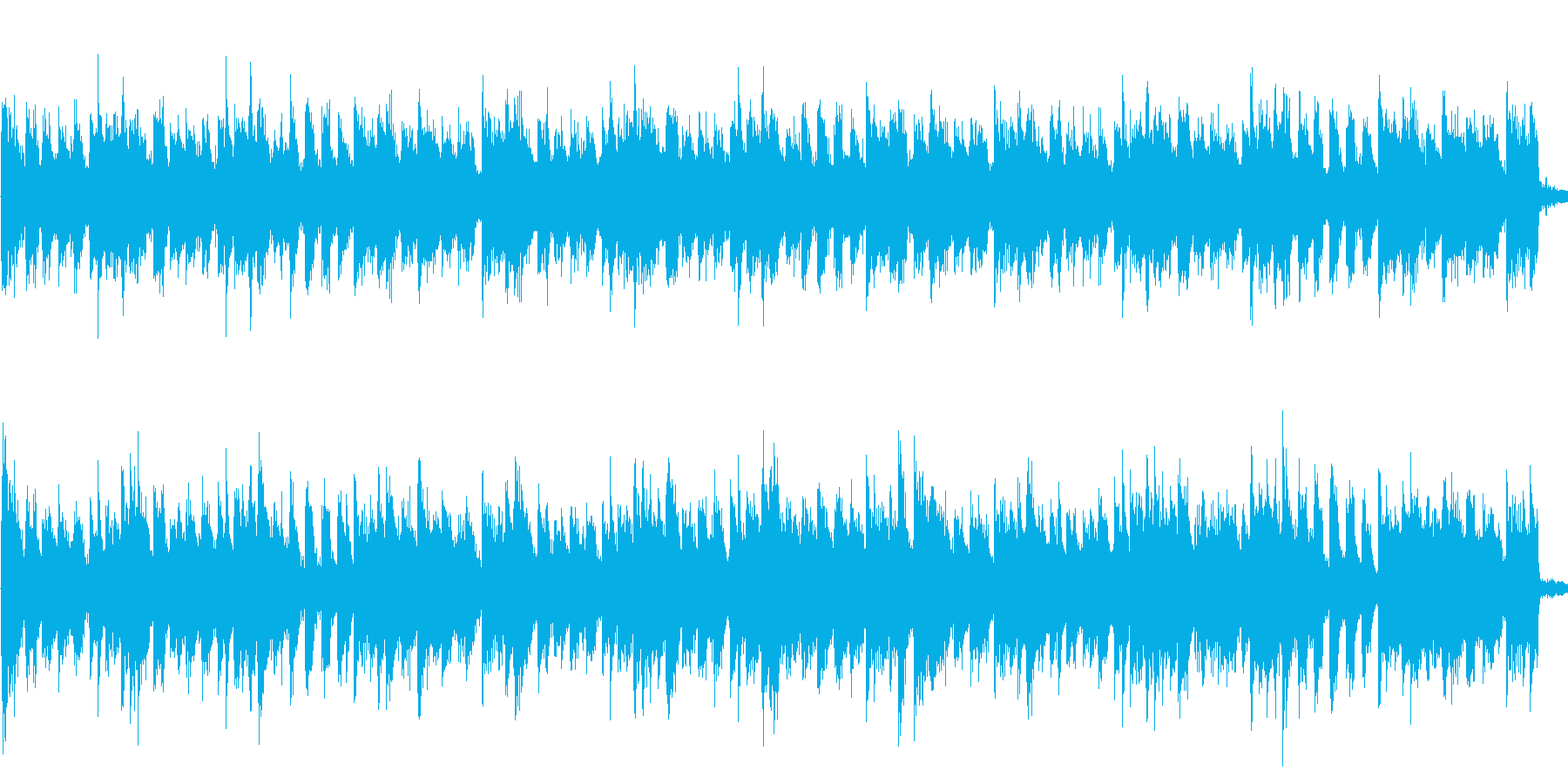 ピアノで落ち着いた感じの曲ですの再生済みの波形