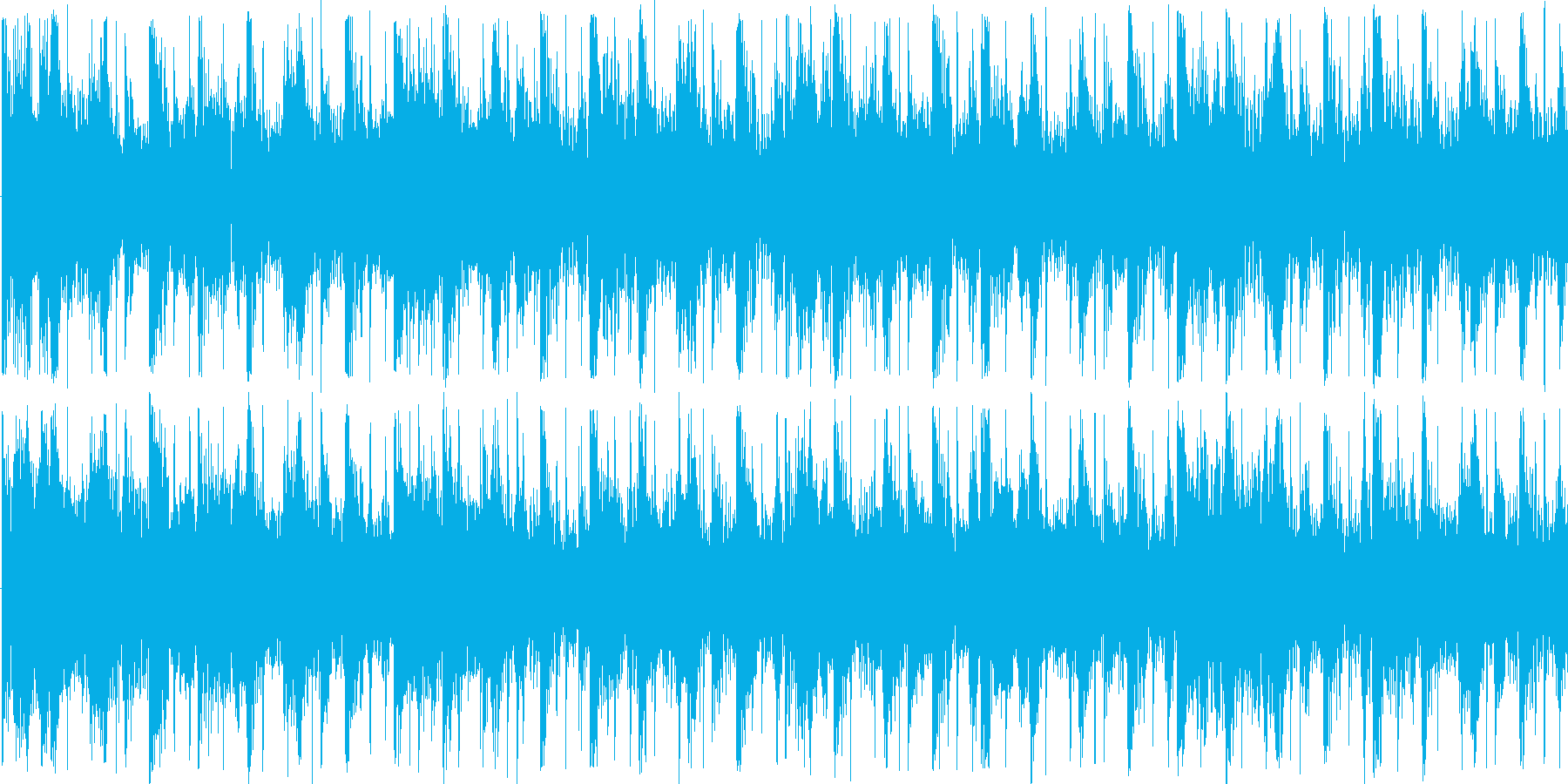 リズムを強調した楽曲です。の再生済みの波形