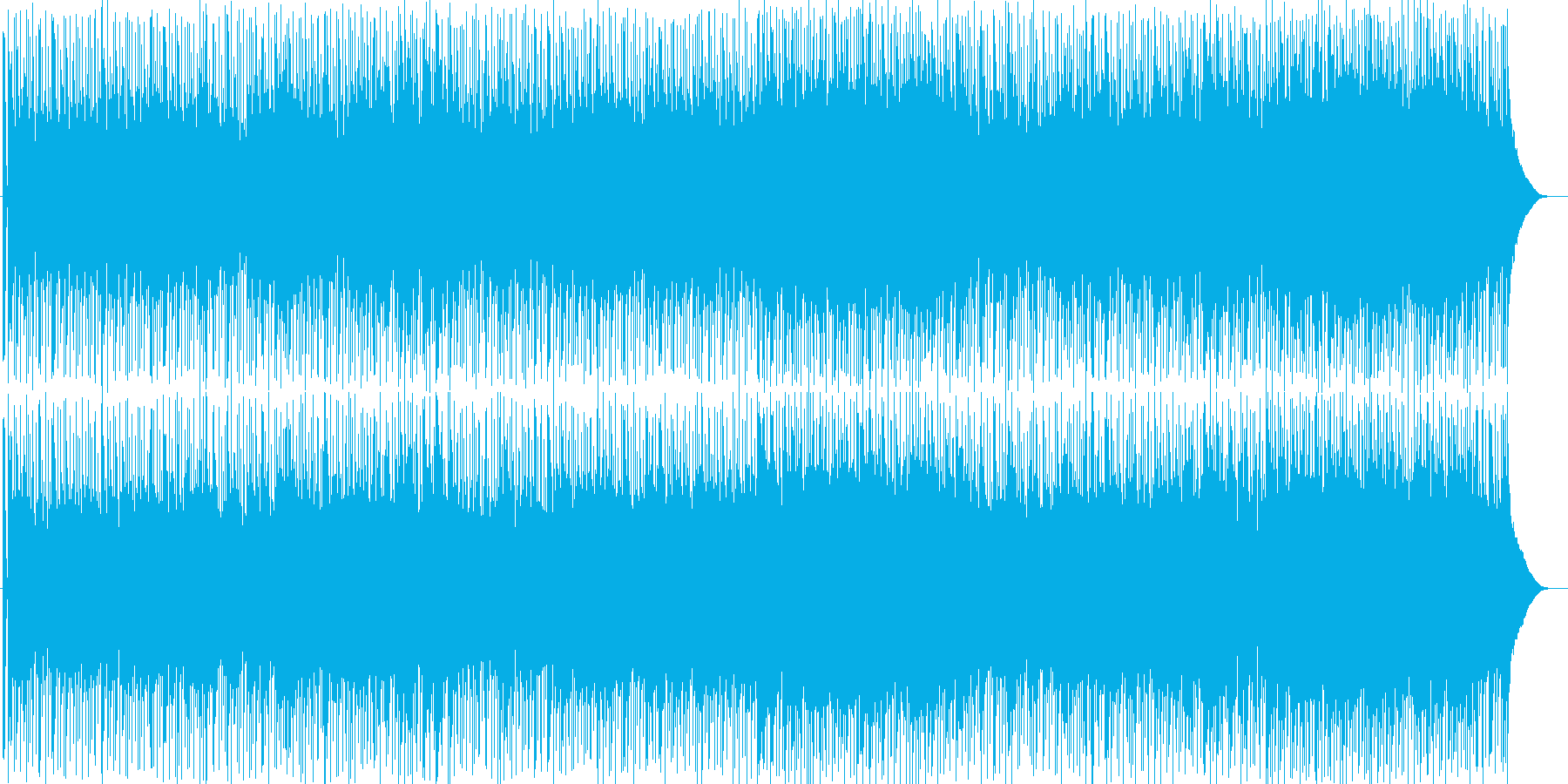 懐かしい故郷へ帰るイメージのポップの再生済みの波形