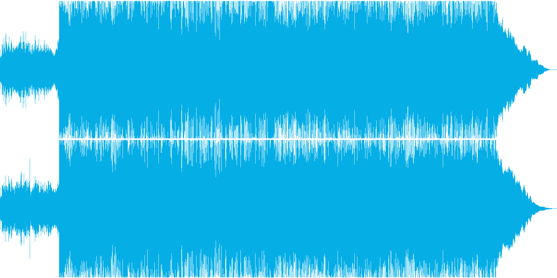メタルロック/喧嘩シーンBGM/悪者登場の再生済みの波形