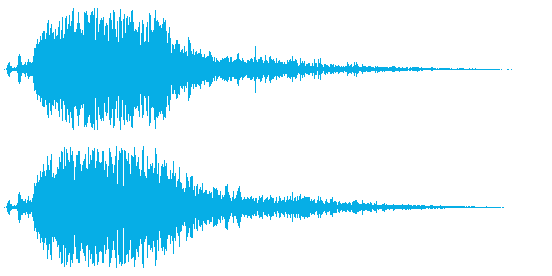 刀や剣の抜刀/斬撃のリアルな効果音!10の再生済みの波形