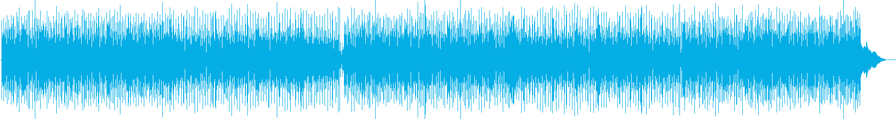 明るいポップな弾みのあるシンセサイザー曲の再生済みの波形
