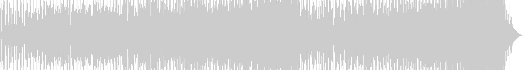 ぶらぶら気ままに散歩しているようなBGMの未再生の波形