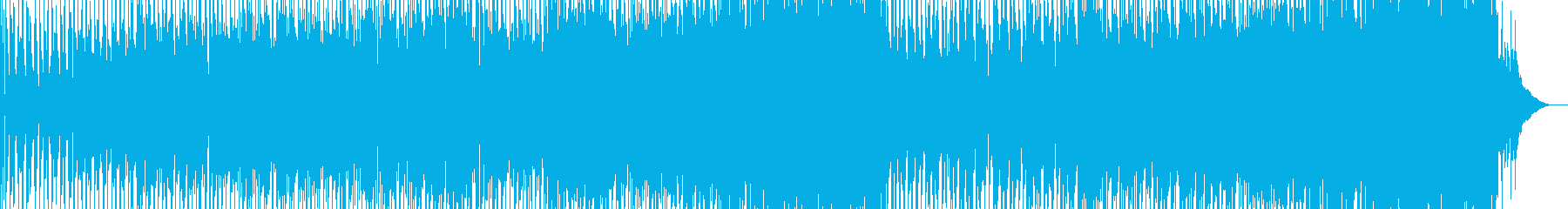 ぶらぶら気ままに散歩しているようなBGMの再生済みの波形