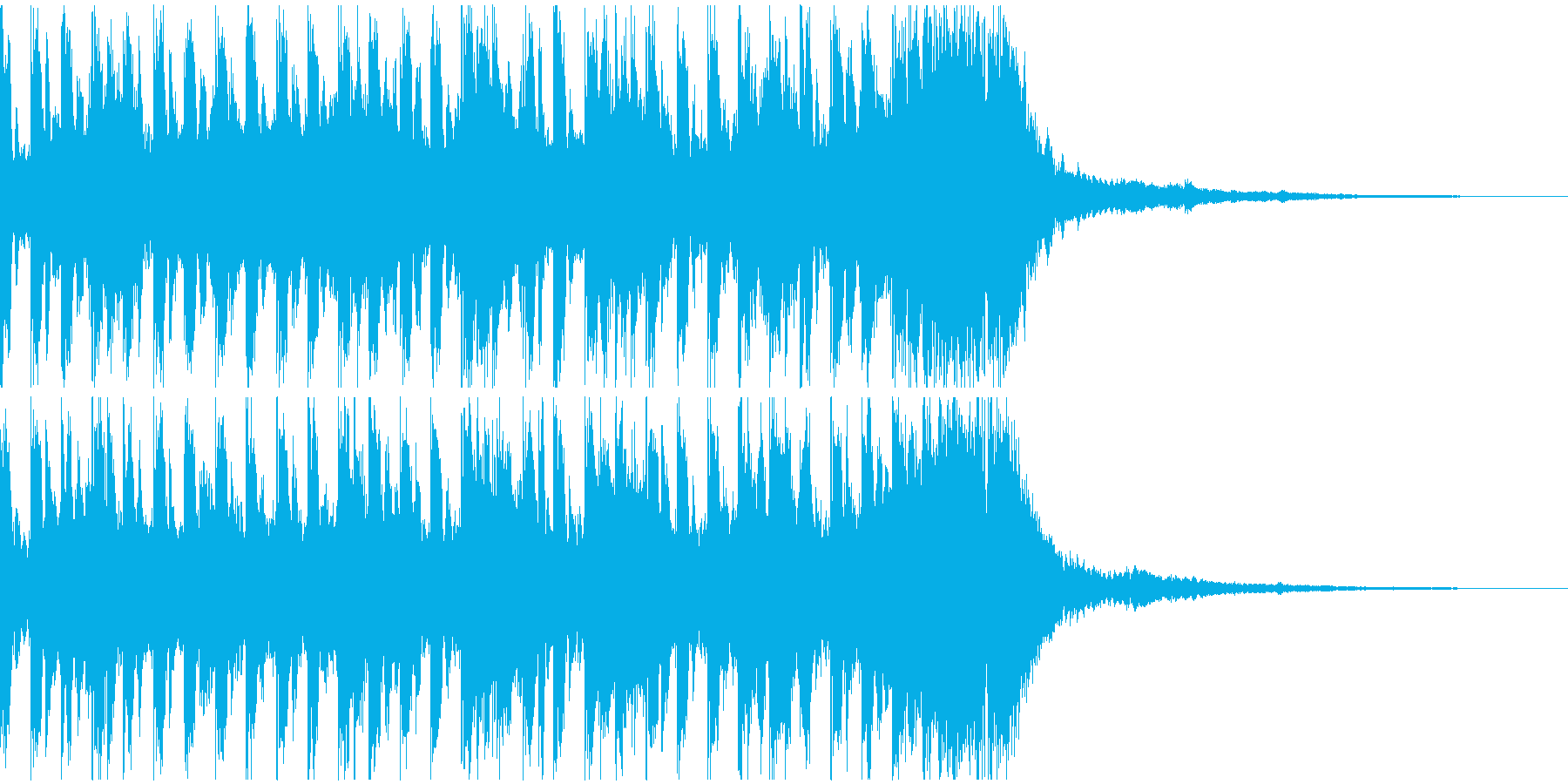 サウンドロゴやジングル等に使用できる音源の再生済みの波形