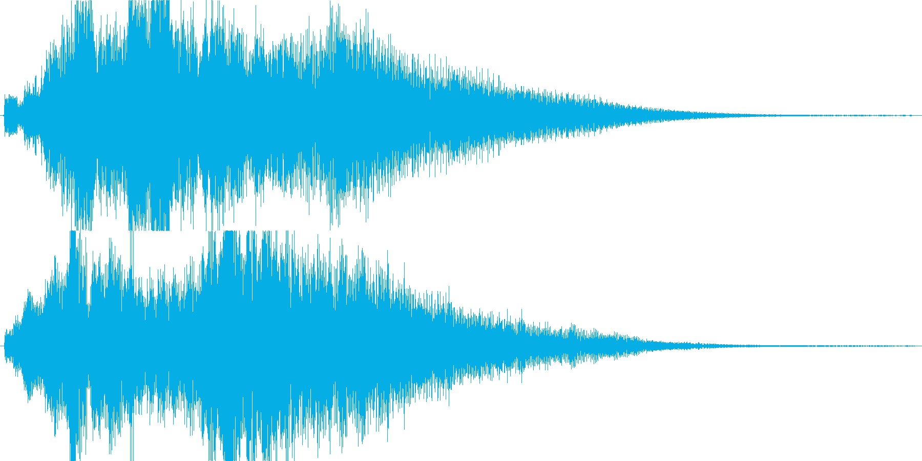 高音質♪サウンドロゴクリック音都会的の再生済みの波形