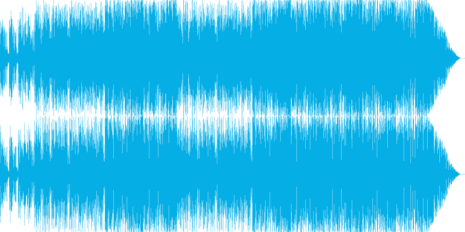 夏のさわやかなBGMの再生済みの波形