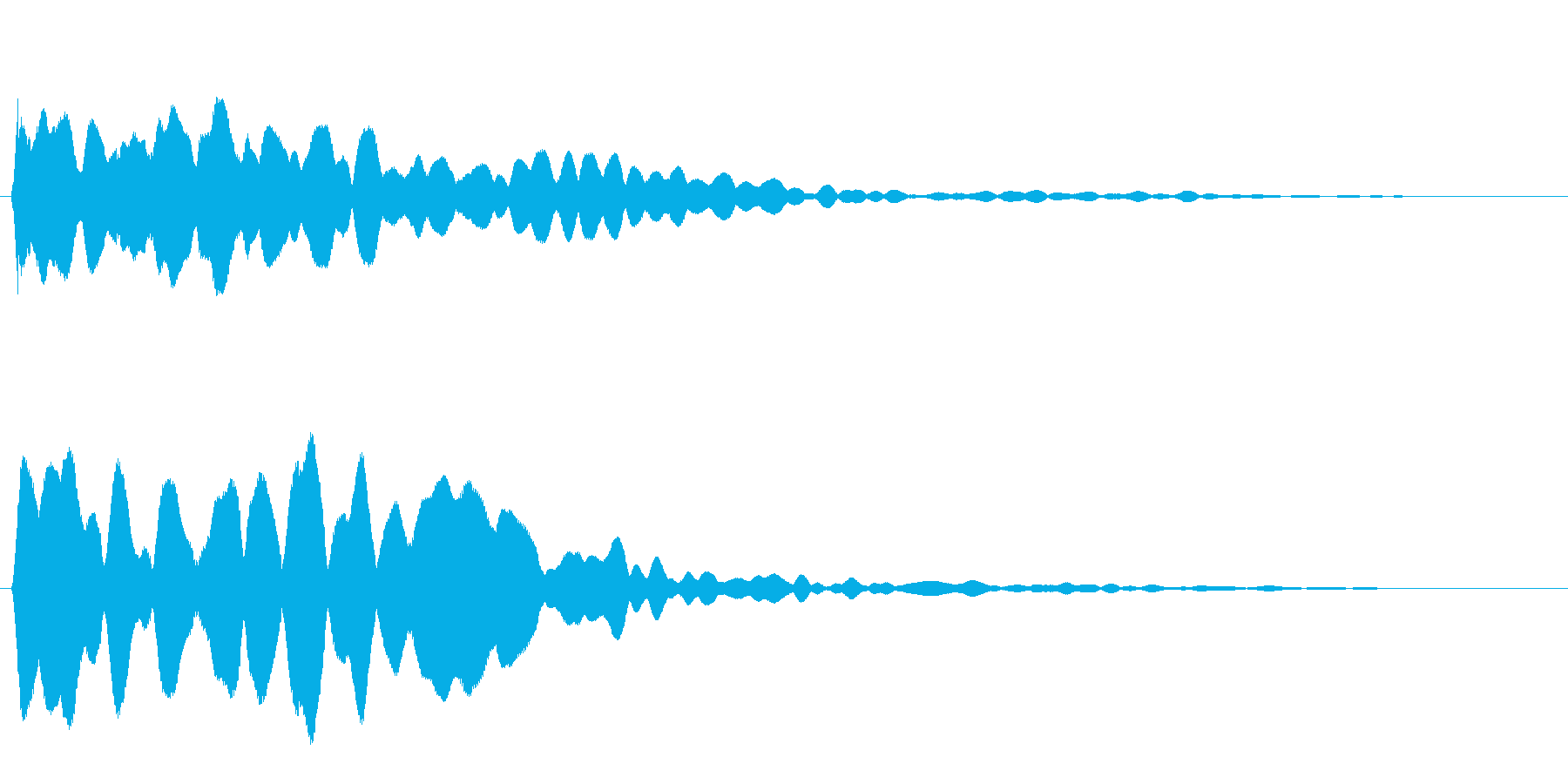 キーンッ (透明感のある高音)の再生済みの波形