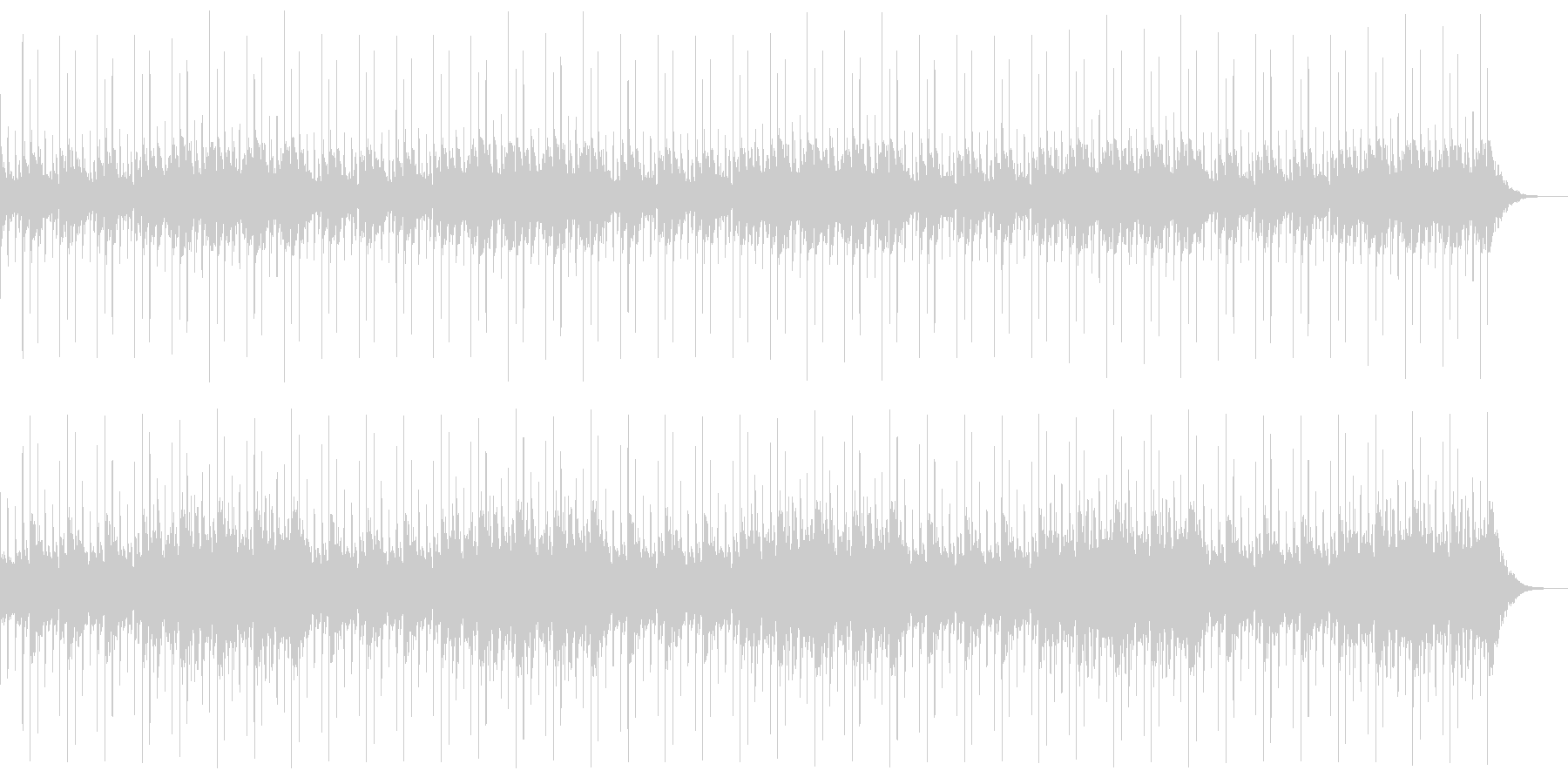 樹海を歩いている、精霊の声が聞こえるの未再生の波形