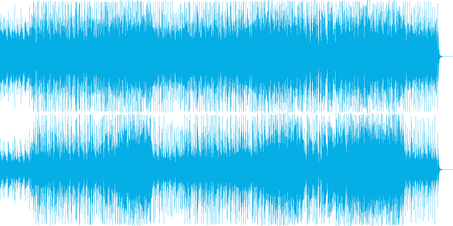 春が来るイメージの曲の再生済みの波形
