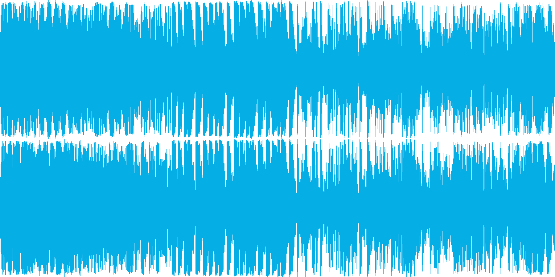 穏やかな曲ですの再生済みの波形