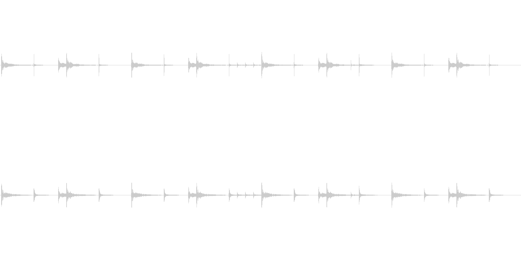 和太鼓のリバーブありループ音源です。歴…の未再生の波形