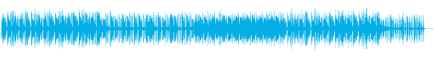 ゲーム、映像の落ち着いた場面に使える曲の再生済みの波形