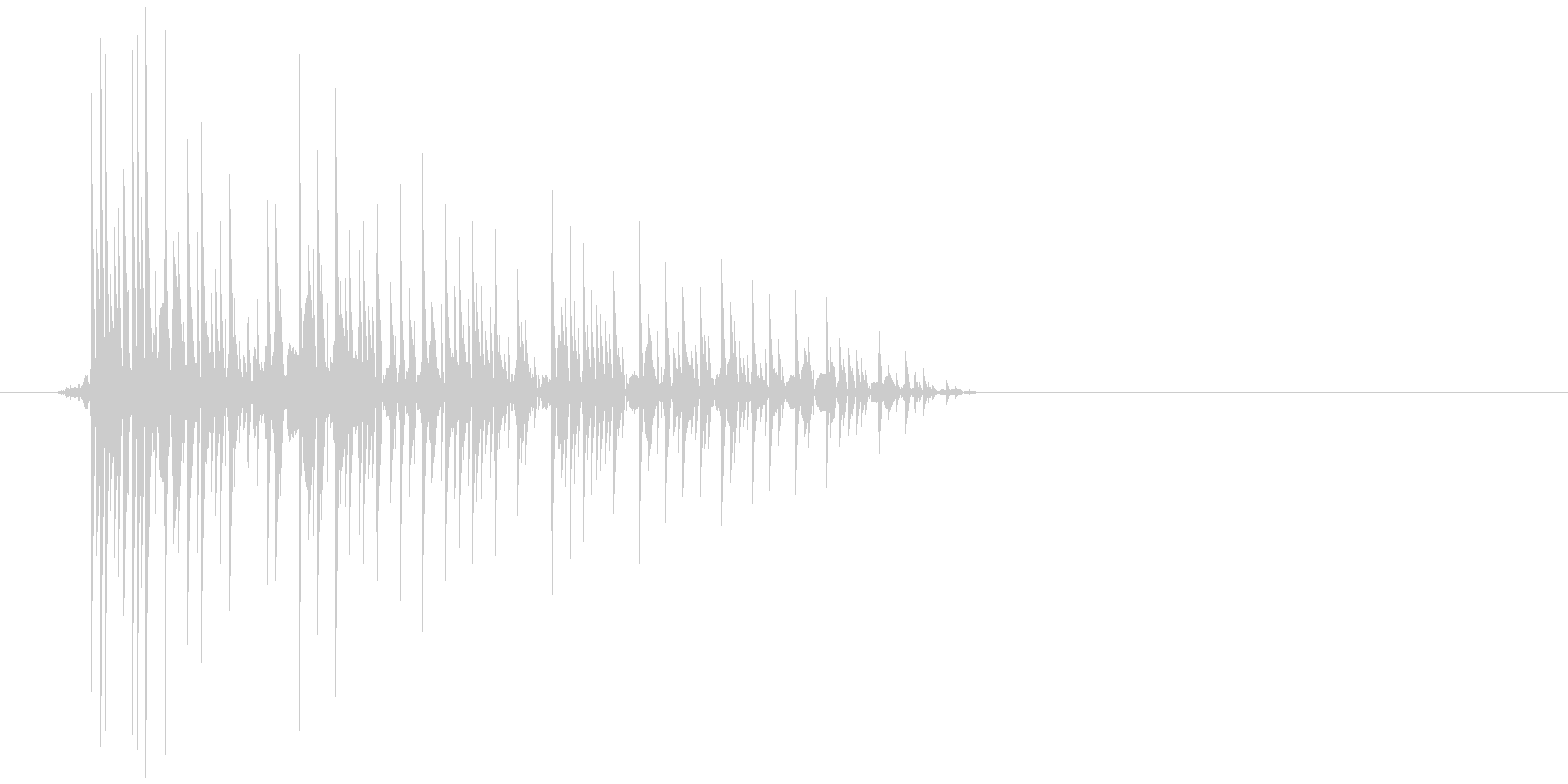 ゲーム(ファミコン風)爆発音_003の未再生の波形