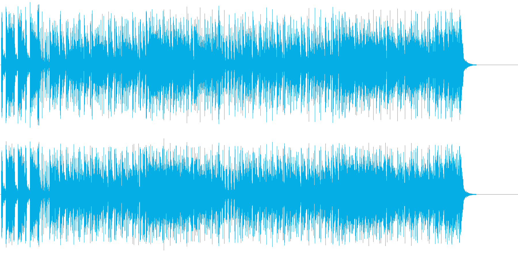 パリテイストの笑顔の似合うボサノバの再生済みの波形