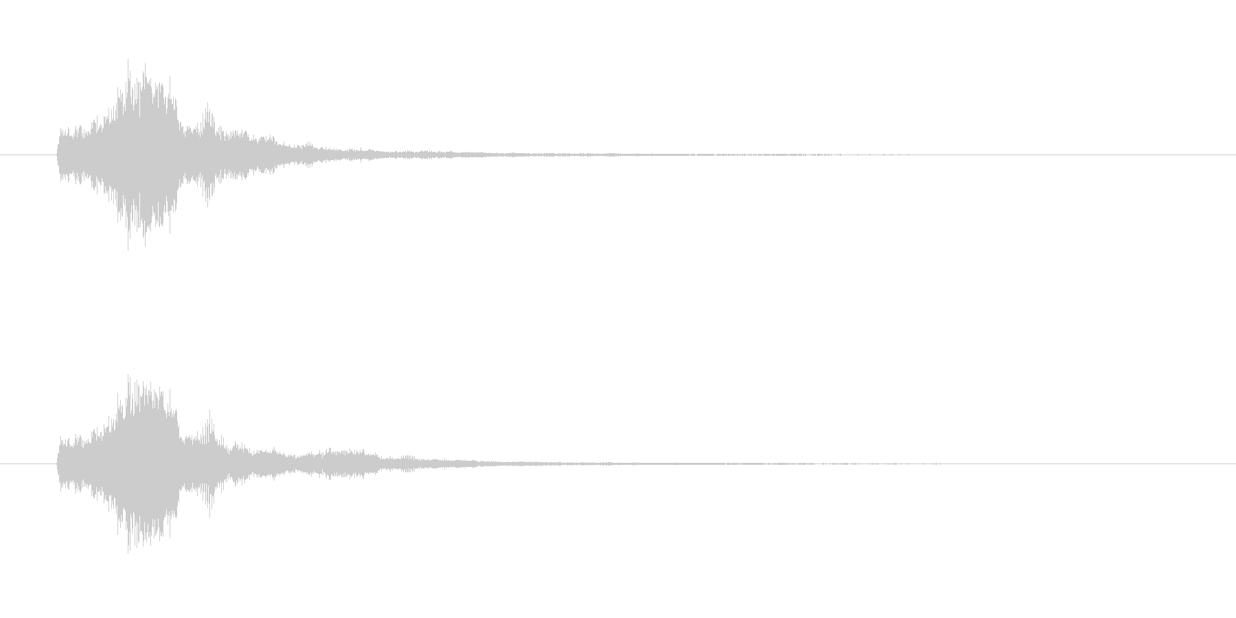 ベル_glissの未再生の波形