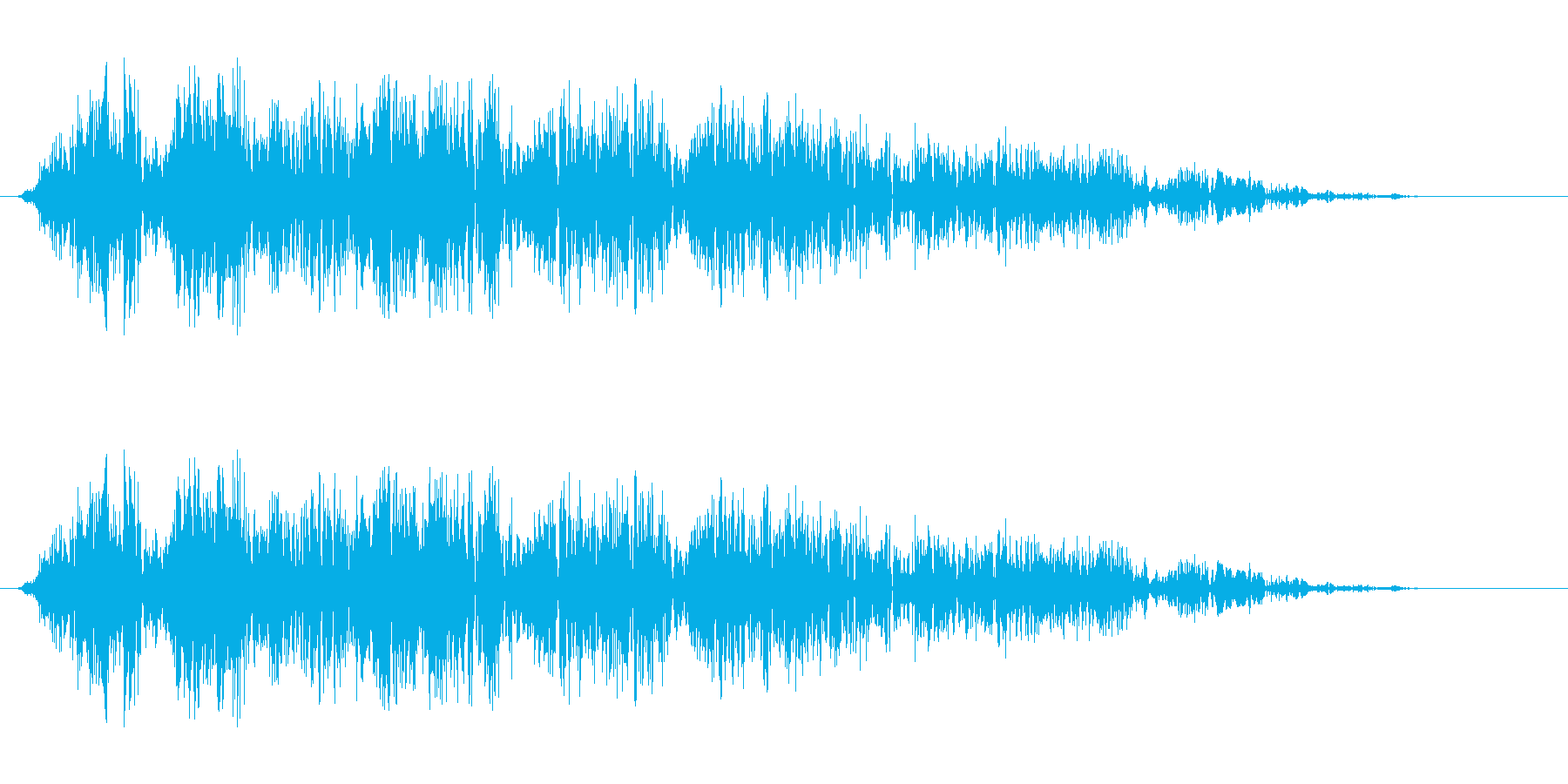 ビュシュワワ(回転系音)の再生済みの波形