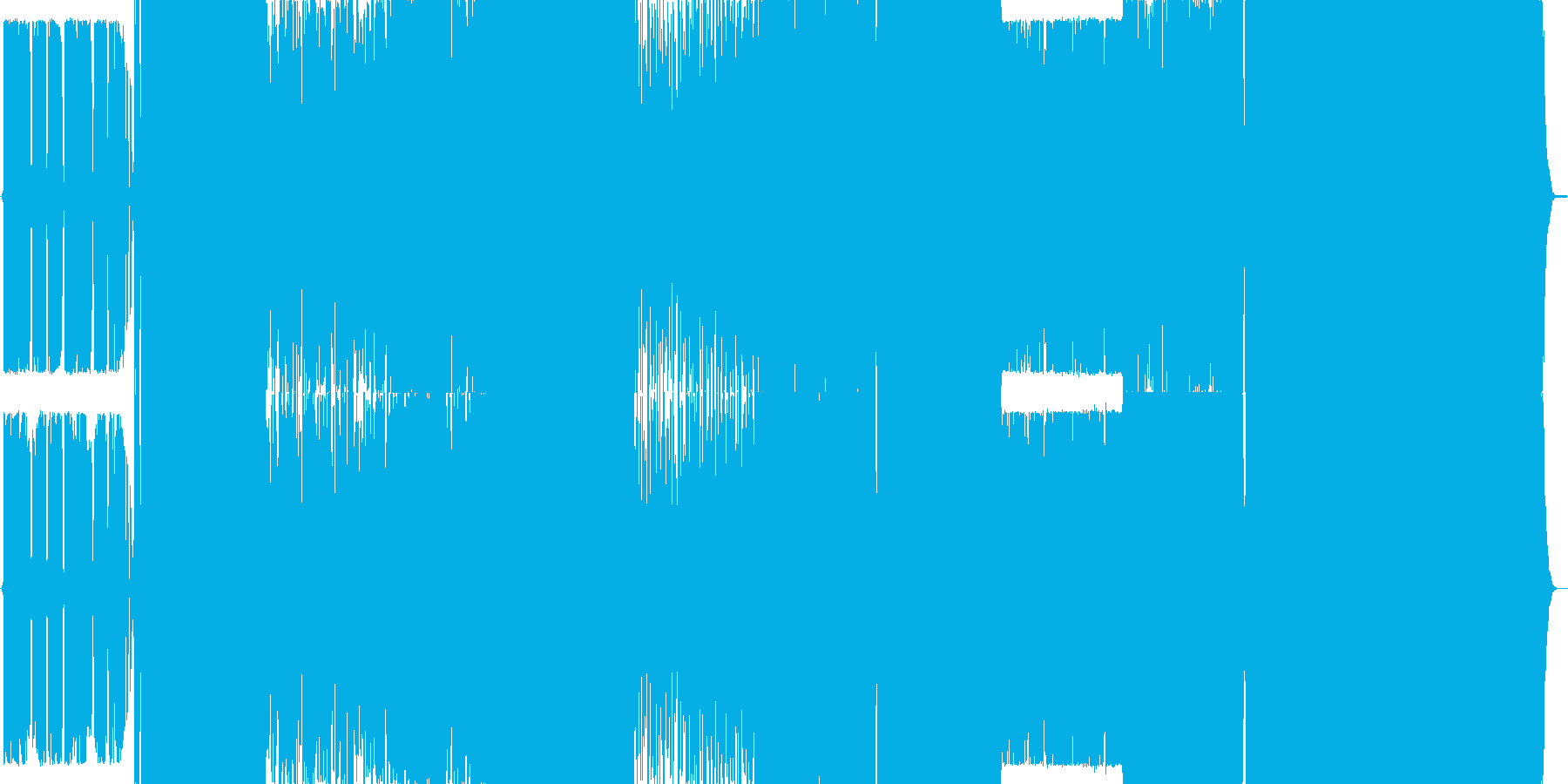 ほのぼの感と切なさが混じる合唱系の再生済みの波形