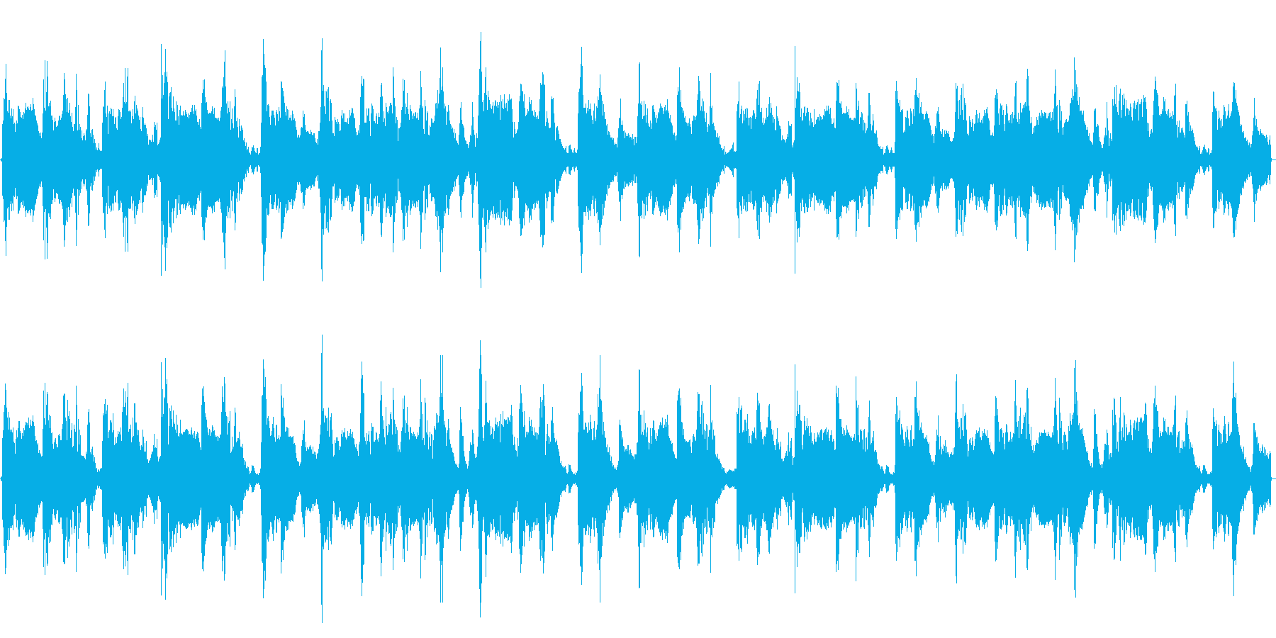 純粋なHip-Hopのループ楽曲です。の再生済みの波形