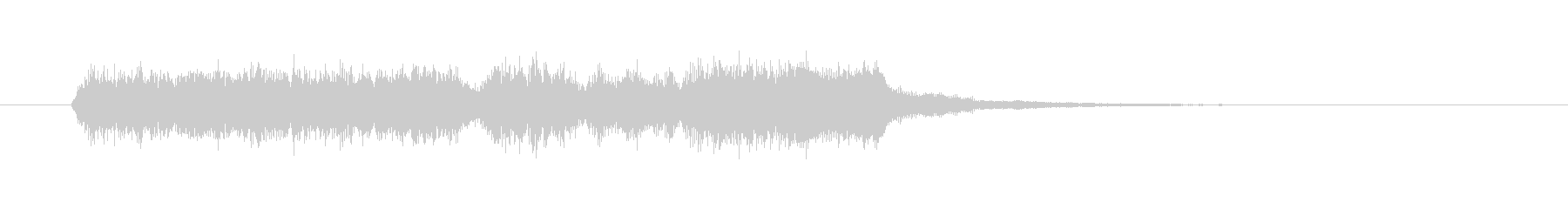 Slow and brilliant violin classic jingle's unreproduced waveform
