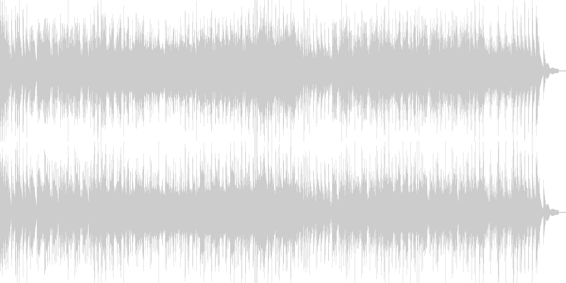 高音質♪第九ベートーベンの琴曲の未再生の波形